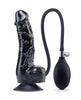 Afbeelding laden in Galerijviewer, Opblaasbare dildo met balpomp, realistische uitzetbare zuigbasis