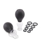 Carregar imagem no visualizador da Galeria, Conjunto clássico de bombas para mamilos Size Up, com bombas duplas e quatro anéis de silicone