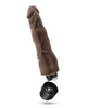 Load image into Gallery viewer, Blush Dr Skin Cock Vibe 8 Inch Realistic Clitoral Vibrating Dildo Chocolate