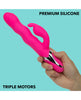 Cargue la imagen en el visor de la galería, Vibrador de conejito Enchanted Wave con acción ondulante, tres motores y doble conejo