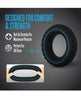 Cargue la imagen en el visor de la galería, Anillo de resistencia texturizado Blush Performance Plus Drift negro