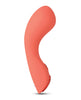 Cargue la imagen en el visor de la galería, Vibrador bala flexible Turbo Gemma Nubii de silicona con gemas Nu Sensuelle color coral
