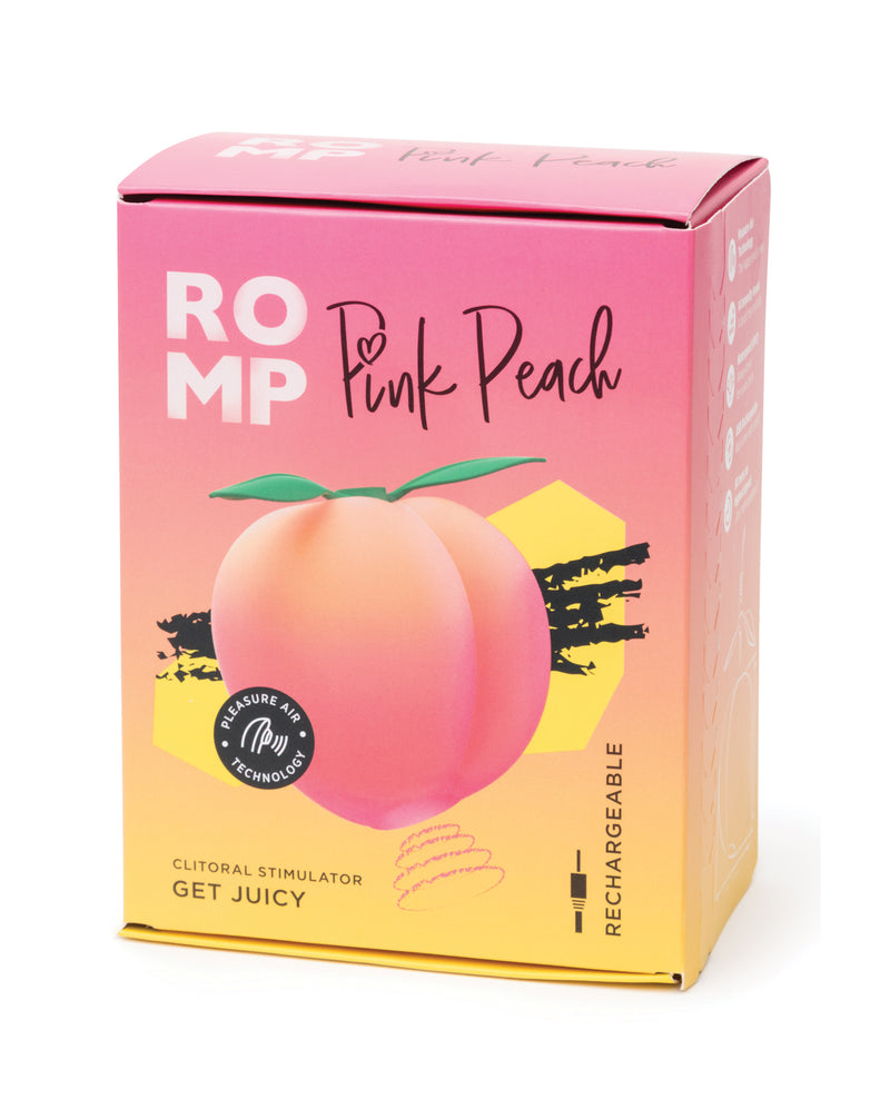 Cargue la imagen en el visor de la galería, Vibrador de silicona para el clítoris Romp Pink Peach Pleasure Air