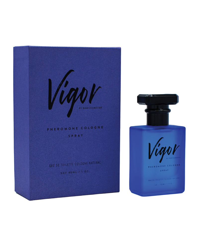 Cargue la imagen en el visor de la galería, Colonia de feromonas Vigor para hombre Raw Chemistry, fragancia revitalizante de 1 Oz