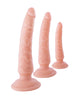 Afbeelding laden in Galerijviewer, Nasstoys Trio Supreme siliconen trainingskit ivoorkleurige dildo-set voor beginners