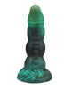 Load image into Gallery viewer, Vaculock Fantasy Fuckers Green Serpent Silicone Dildo With Textured Spine