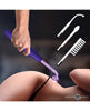 Load image into Gallery viewer, Rechargeable Purple Electric Stimulation Wand With 4 Attachments