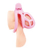 Carregar imagem no visualizador da Galeria, Cinto de castidade peniano pequeno de acrílico rosa Prisoner, para brincadeiras de humilhação