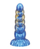 Bild in den Galerie-Viewer laden, Vac Ulock Outer Rim Silikon-Butt-Plug, blau-goldene Fantasy