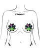 Load image into Gallery viewer, Pastease Neon Paint Splatter Breast Pasties Multi Color One Size