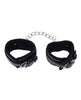 Cargue la imagen en el visor de la galería, Esposas Shadow de cuero sintético negro premium Sex And Mischief
