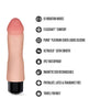 Cargue la imagen en el visor de la galería, Vibrador flexible realista Blush Dr. Skin Dr. Avery de 7.5 pulgadas para parejas