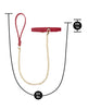 Load image into Gallery viewer, Blush Temptasia Ardor Adjustable Silicone Collar And Leash Red