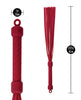 Cargue la imagen en el visor de la galería, Flogger de silicona Blush Temptasia Ardor con mango de espiga, rojo