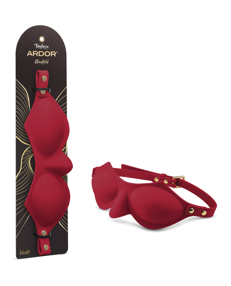 Carica l'immagine nel visualizzatore Galleria, Mascherina in silicone rossa Blush Temptasia Ardor per giochi sensoriali