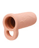 Load image into Gallery viewer, Blush Performance 3.5 Inch Penis Sleeve Beige Ultra Soft Girth