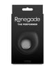 Cargue la imagen en el visor de la galería, Anillo para pene vibrador de silicona recargable Renegade The Performer, negro