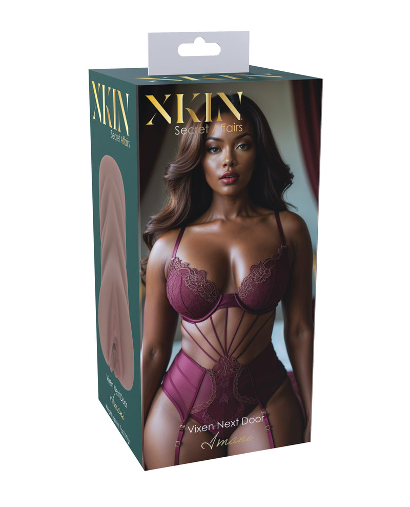 Load image into Gallery viewer, Shots Xkin Secret Affairs Imani Medium Brown Realistic Silicone Masturbator