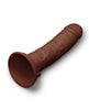 Load image into Gallery viewer, Together 8.5 Curved Realistic Strap On Dildo With Vein Detailing Dark