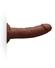 Load image into Gallery viewer, Together 8.5 Curved Realistic Strap On Dildo With Vein Detailing Dark