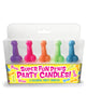 Cargue la imagen en el visor de la galería, Juego de cinco velas de pene súper divertidas, esenciales para la decoración de fiestas