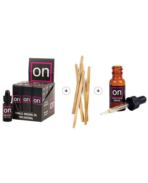Cargue la imagen en el visor de la galería, ON Natural Arousal Oil For Her Refill Kit - Box of 12