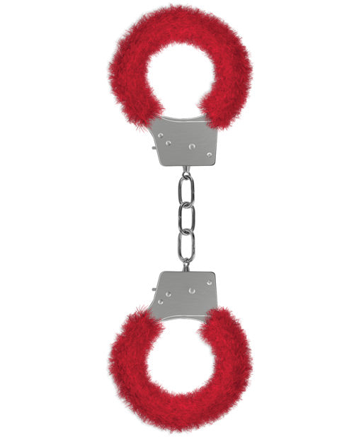 Load image into Gallery viewer, Shots Ouch Beginner's Handcuffs Furry - Red