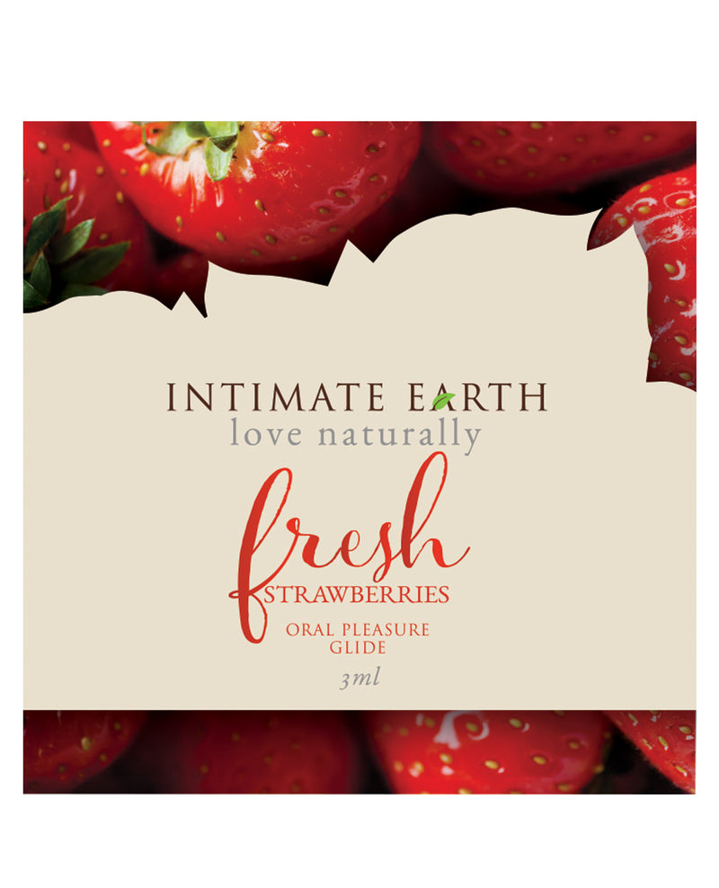 Załaduj obraz do przeglądarki galerii, Intimate Earth Lubrykant Folia - 3 ml Świeże Truskawki
