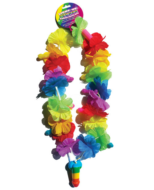 Load image into Gallery viewer, Rainbow Light Up Flower Pecker Necklace