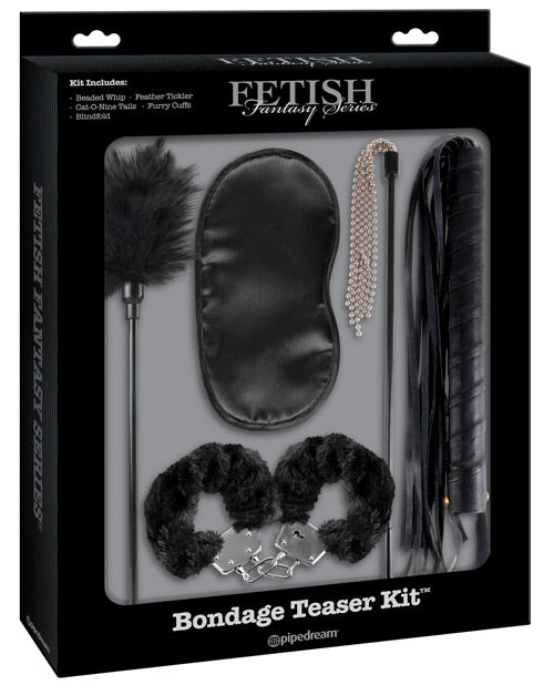 Carica l'immagine nel visualizzatore Galleria, Kit Teaser Bondage Edizione Limitata Fetish Fantasy - Nero