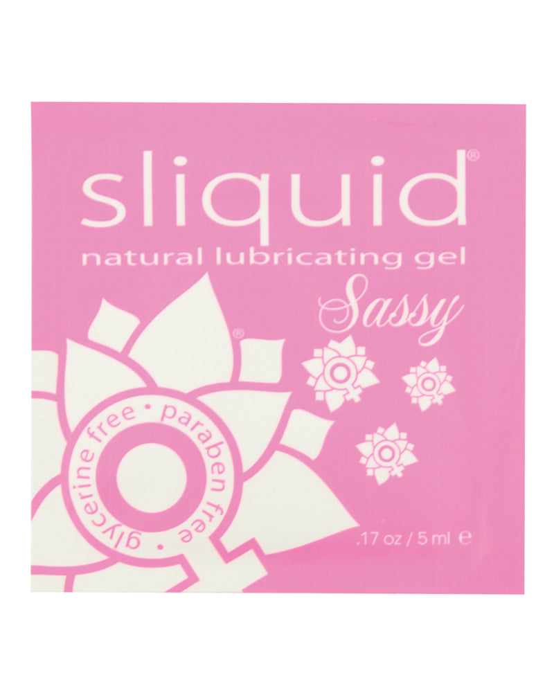Cargue la imagen en el visor de la galería, Sliquid Naturals Sassy Water Based Glycerin Free Anal Lubricant 0.17 oz