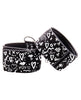 Cargue la imagen en el visor de la galería, Shots Ouch Love Street Art Fashion Printed Hand Cuffs - Black