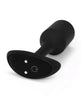 Indlæs billede i gallerifremviser, b-Vibe Vibrating Weighted Snug Plug M - 112 g Black