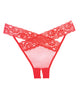 Bild in den Galerie-Viewer laden, Adore Sheer & Spitze Desire Panty Rot O/S