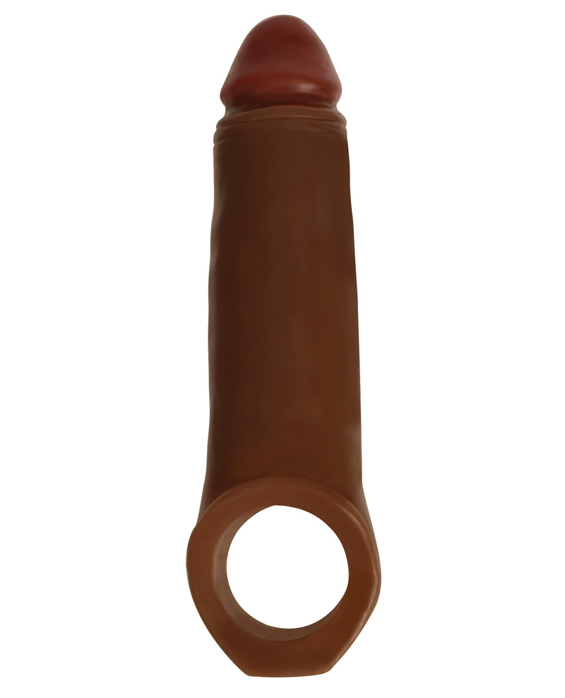 Load image into Gallery viewer, Curve Toys Jock Enhancer 2" Extender w/Ball Strap - Chocolate