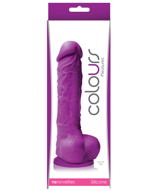 Bild in den Galerie-Viewer laden, Colours Pleasures 5" Dildo mit Saugnapf - Lila