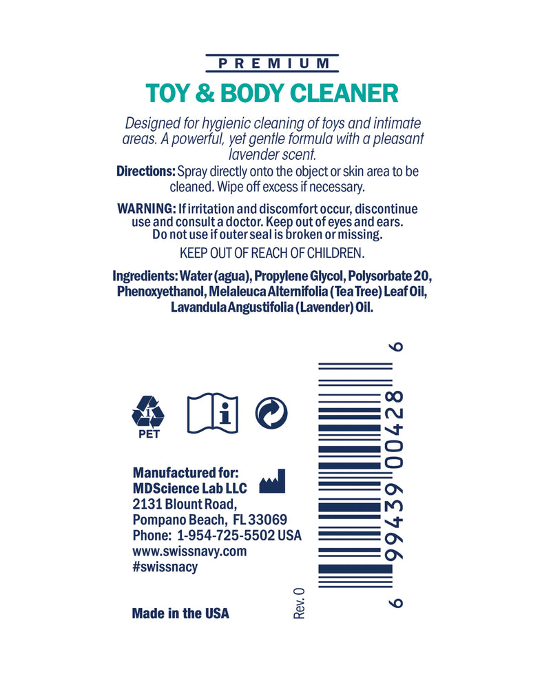 Load image into Gallery viewer, Swiss Navy Toy & Body Cleaner - 1 oz