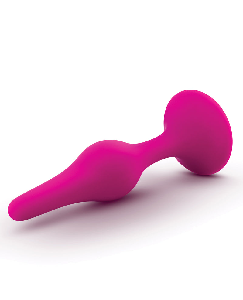 Cargue la imagen en el visor de la galería, Blush Luxe Beginner Anal Plug Small Pink For Safe Gentle Backdoor Play