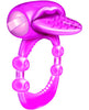 Load image into Gallery viewer, Nubby Tongue X-treme Vibrating Pleasure Ring - Magenta
