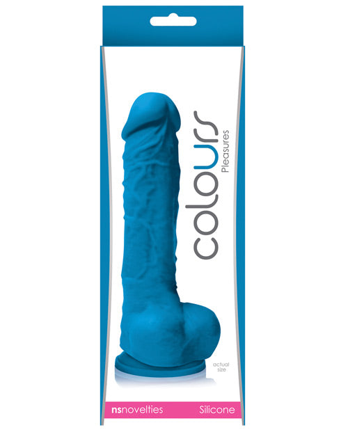 Bild in den Galerie-Viewer laden, Colours Pleasures 5" Dildo mit Saugnapf - Blau