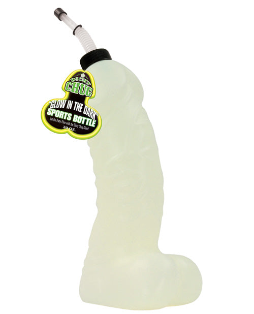 Load image into Gallery viewer, Dicky Chug Big Sports Bottle - 20 oz Glow in the Dark