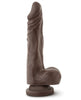 Charger l'image dans la visionneuse de la galerie, Blush Dr Skin Stud Muffin Realistic Dildo With Suction Cup Chocolate