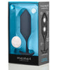 Afbeelding laden in Galerijviewer, b-Vibe Gewogen Strakke Plug 4 - 256 g Zwart