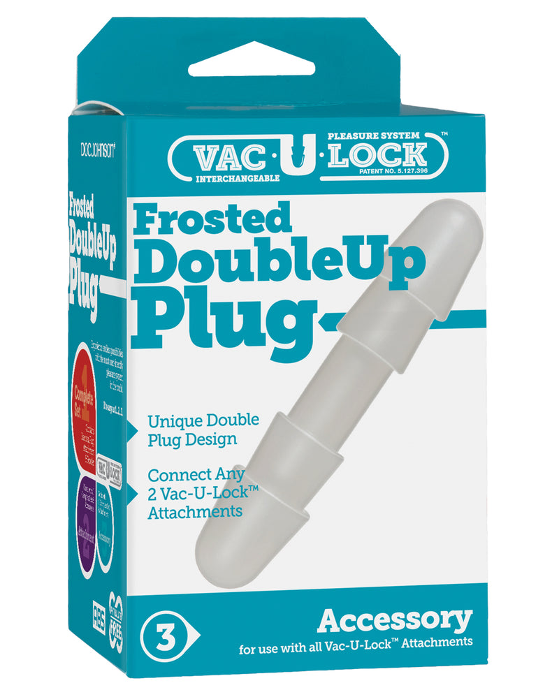 Bild in den Galerie-Viewer laden, Vac-U-Lock Double Up Plug - Frosted