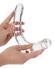 Afbeelding laden in Galerijviewer, Shots RealRock Kristalheldere 13" Dubbele Dildo - Transparant