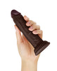Load image into Gallery viewer, Shaft Model J Flexskin Liquid Silicone 5.5" Dong - Mahogany