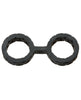 Carica l'immagine nel visualizzatore Galleria, Japanese Bondage Silicone Cuffs Small - Black