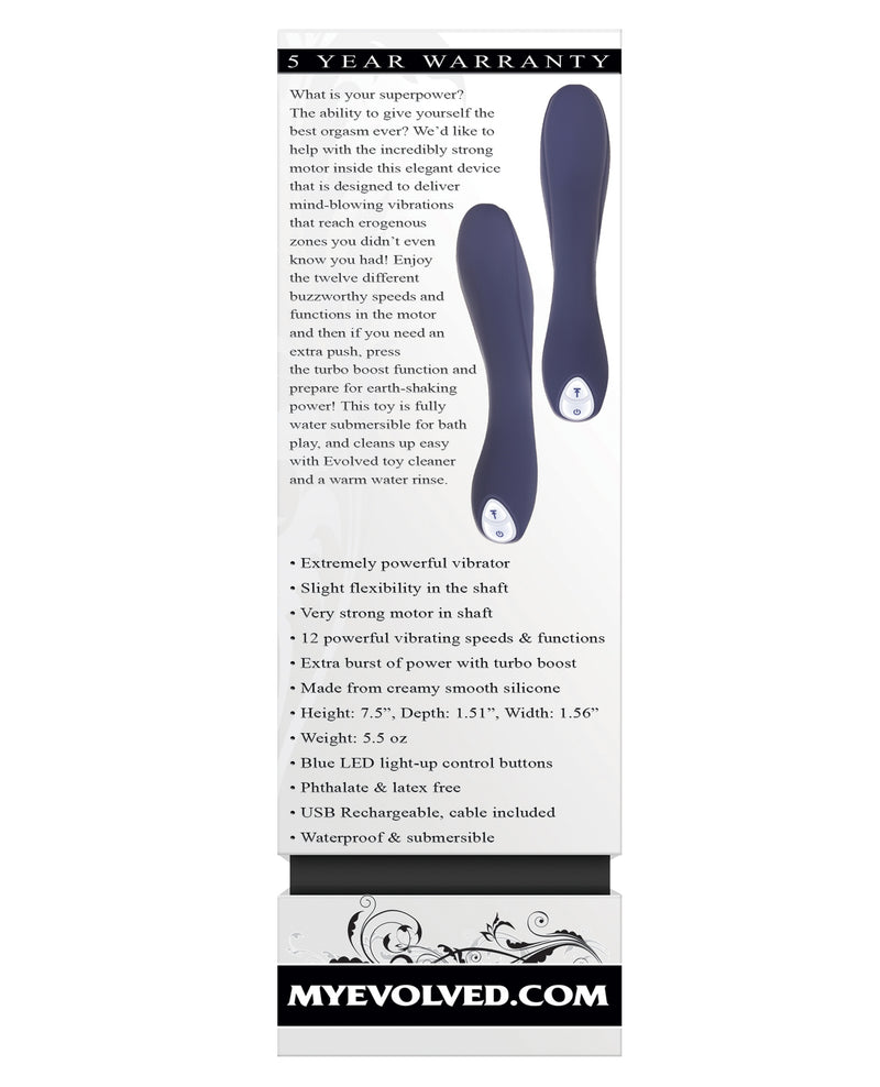 Încărcați imaginea în vizualizatorul Galerie, Vibrator Evolved Coming Strong - Albastru