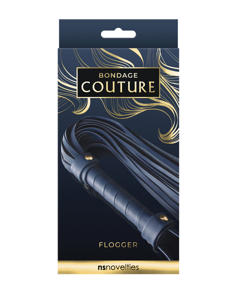 Load image into Gallery viewer, Bondage Couture Flogger - Blue