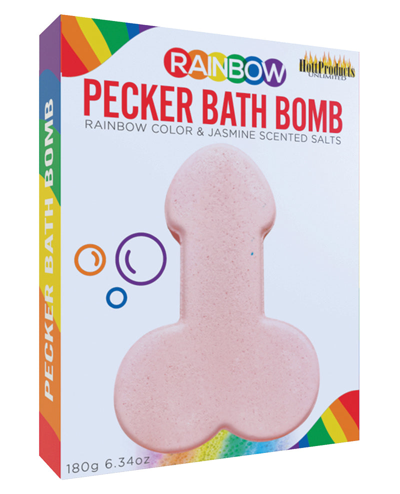 Load image into Gallery viewer, Rainbow Pecker Bath Bomb